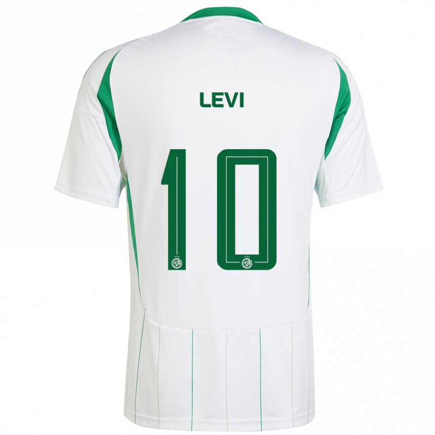 Niño Fútbol Camiseta Yarin Levi #10 Blanco Verde 2ª Equipación 2024/25 México