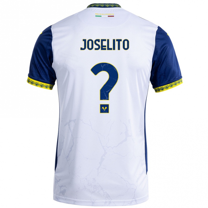 Niño Fútbol Camiseta Joselito #0 Blanco Azul 2ª Equipación 2024/25 México