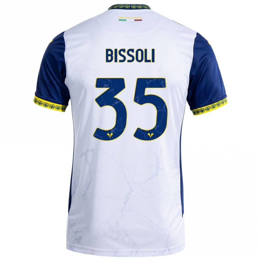 Niño Fútbol Camiseta Noemí Bissoli #35 Blanco Azul 2ª Equipación 2024/25 México