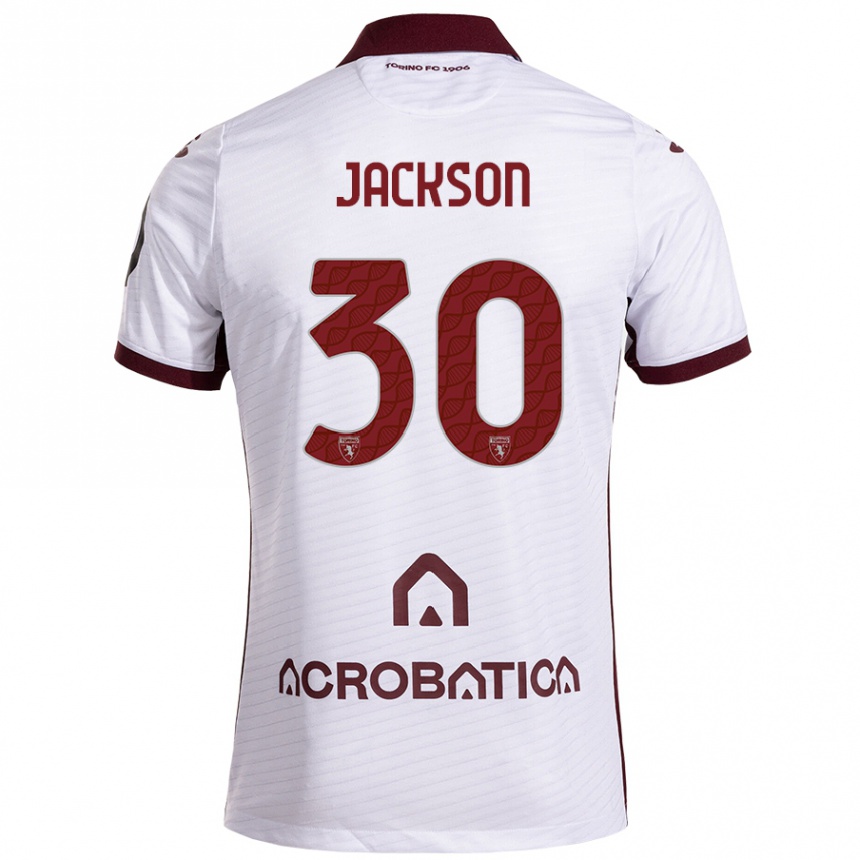 Niño Fútbol Camiseta Michael Jackson #30 Blanco Granate 2ª Equipación 2024/25 México