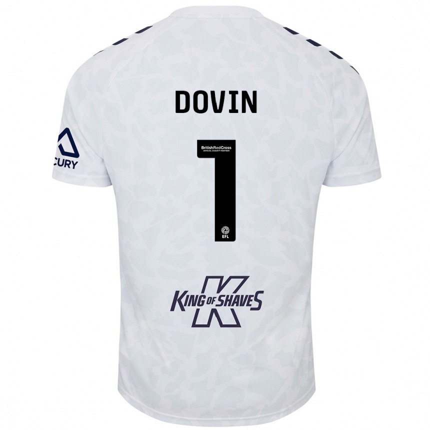 Niño Fútbol Camiseta Oliver Dovin #1 Blanco 2ª Equipación 2024/25 México