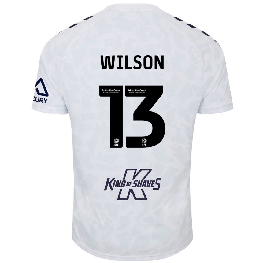 Niño Fútbol Camiseta Ben Wilson #13 Blanco 2ª Equipación 2024/25 México