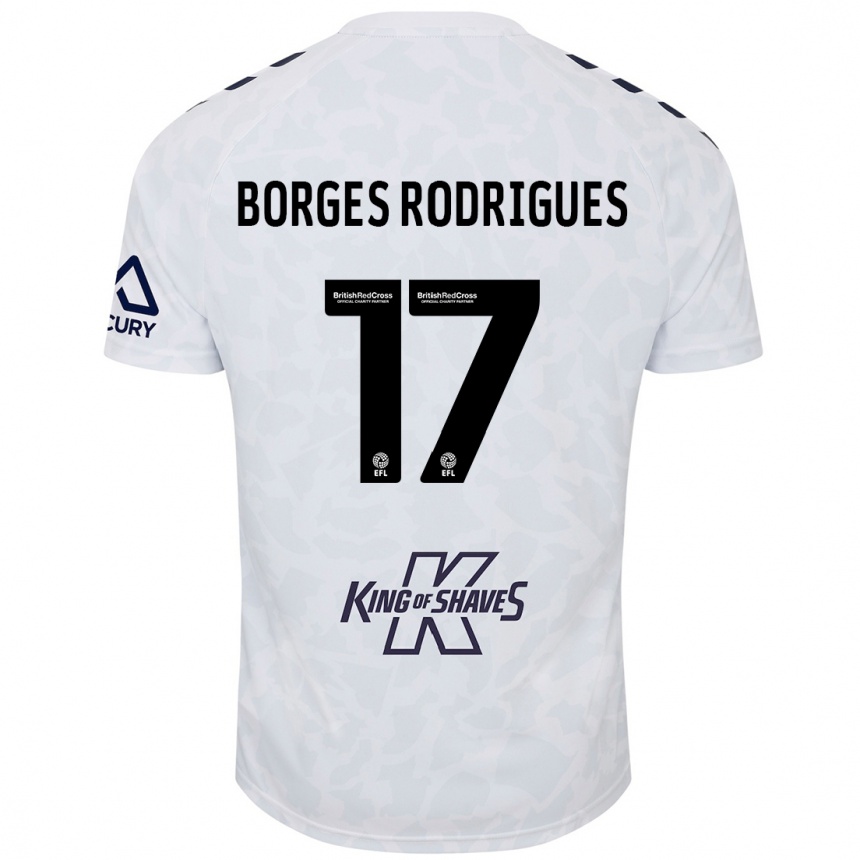 Niño Fútbol Camiseta Raphael Borges Rodrigues #17 Blanco 2ª Equipación 2024/25 México