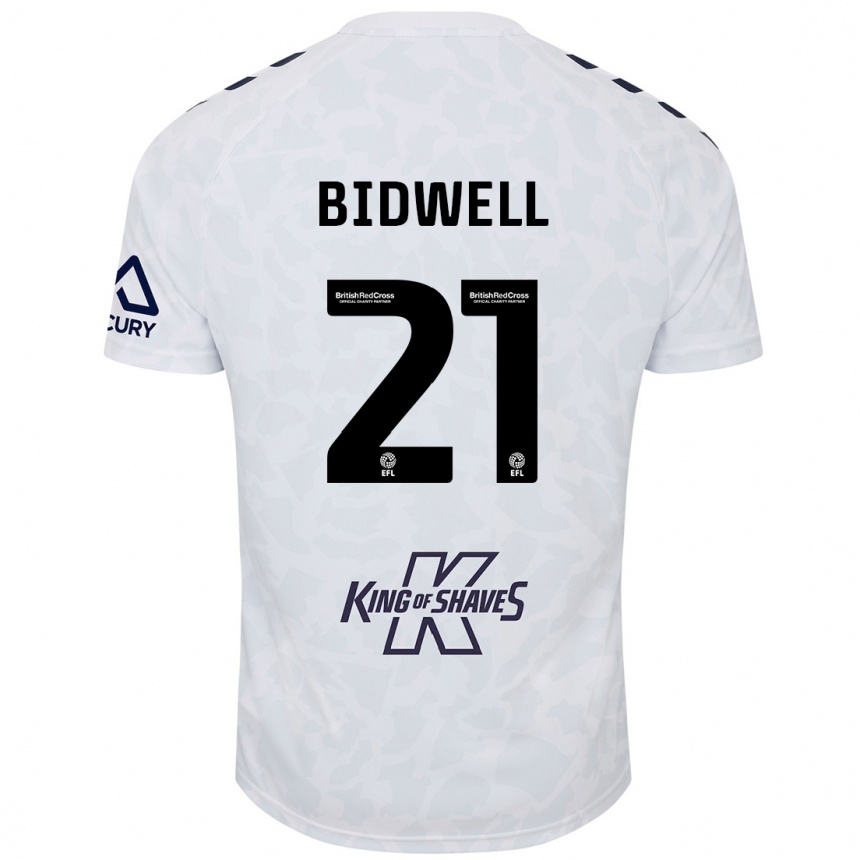 Niño Fútbol Camiseta Jake Bidwell #21 Blanco 2ª Equipación 2024/25 México