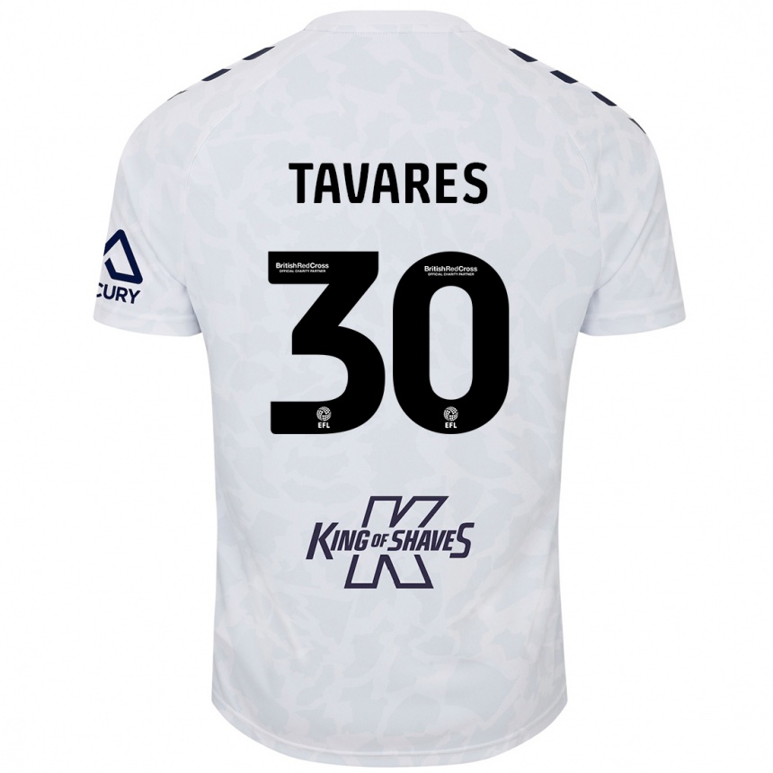 Niño Fútbol Camiseta Fábio Tavares #30 Blanco 2ª Equipación 2024/25 México