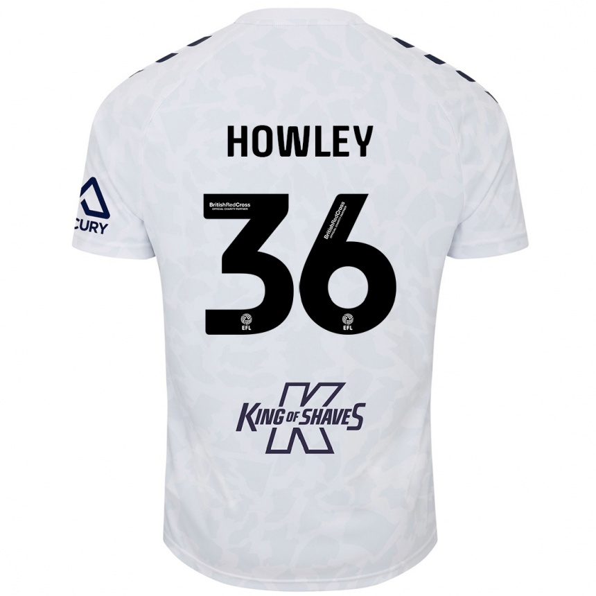 Niño Fútbol Camiseta Ryan Howley #36 Blanco 2ª Equipación 2024/25 México