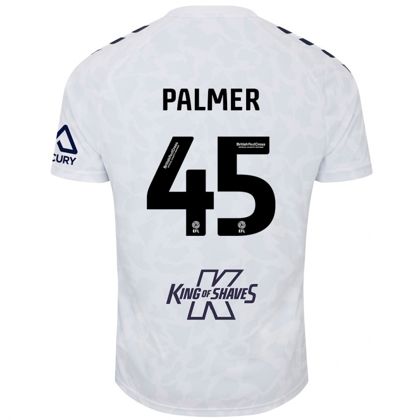 Niño Fútbol Camiseta Kasey Palmer #45 Blanco 2ª Equipación 2024/25 México