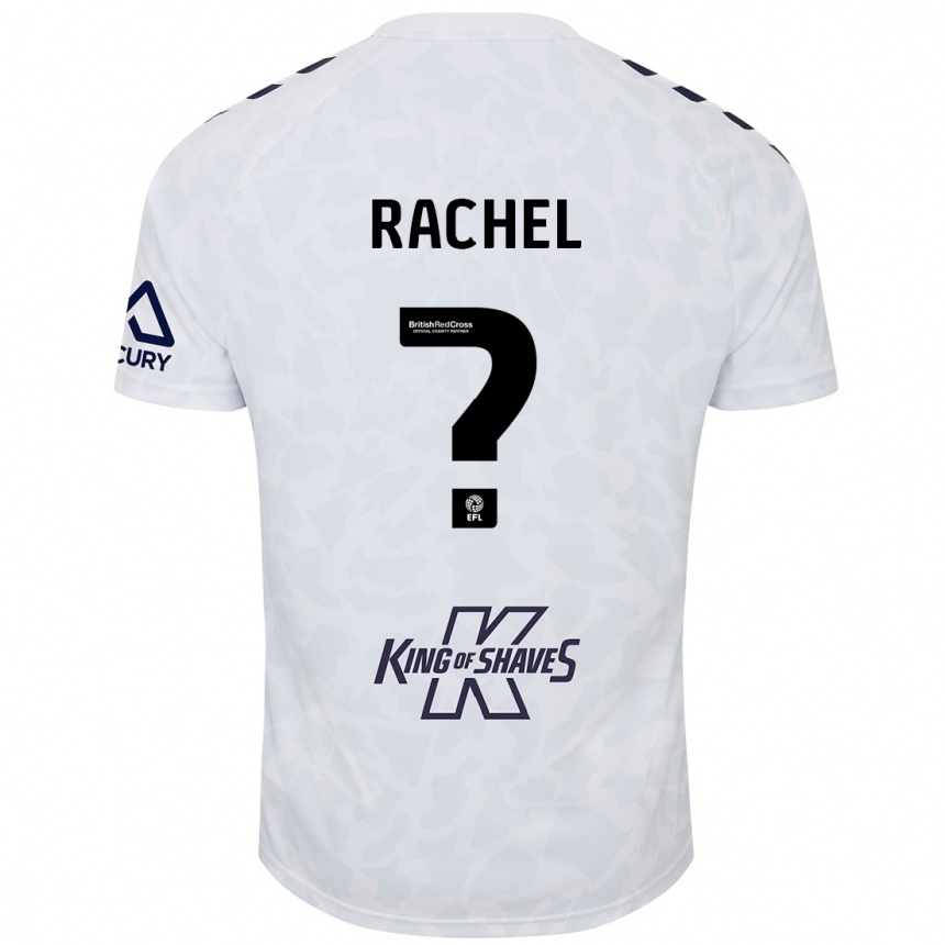 Niño Fútbol Camiseta Daniel Rachel #0 Blanco 2ª Equipación 2024/25 México