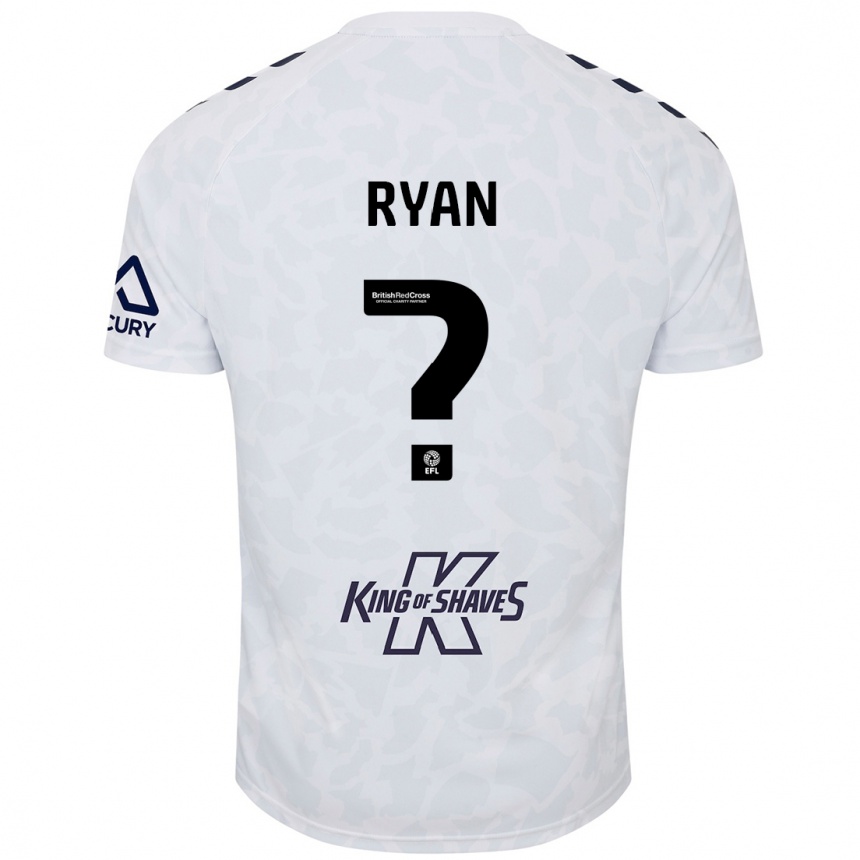 Niño Fútbol Camiseta Kain Ryan #0 Blanco 2ª Equipación 2024/25 México