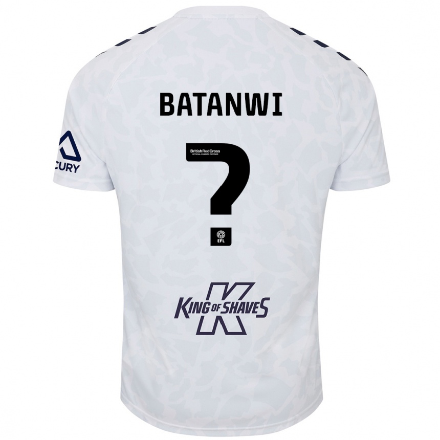 Niño Fútbol Camiseta Tristen Batanwi #0 Blanco 2ª Equipación 2024/25 México