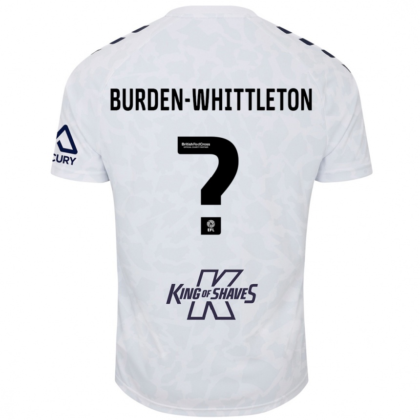 Niño Fútbol Camiseta Charlie Burden-Whittleton #0 Blanco 2ª Equipación 2024/25 México