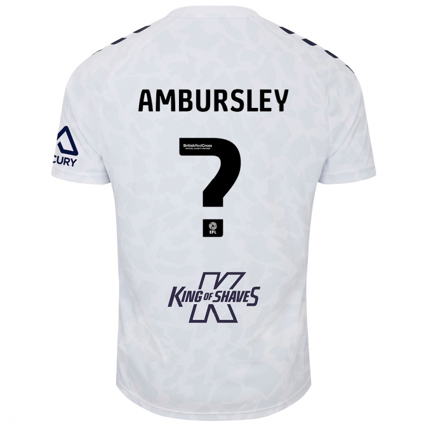 Niño Fútbol Camiseta Conrad Ambursley #0 Blanco 2ª Equipación 2024/25 México