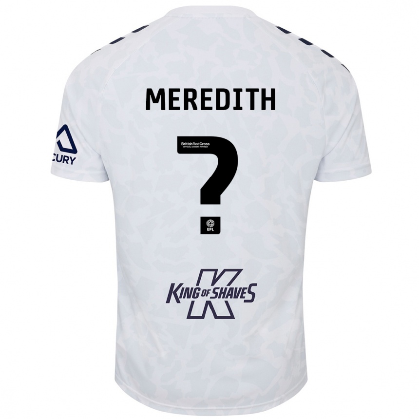 Niño Fútbol Camiseta Eliot Meredith #0 Blanco 2ª Equipación 2024/25 México