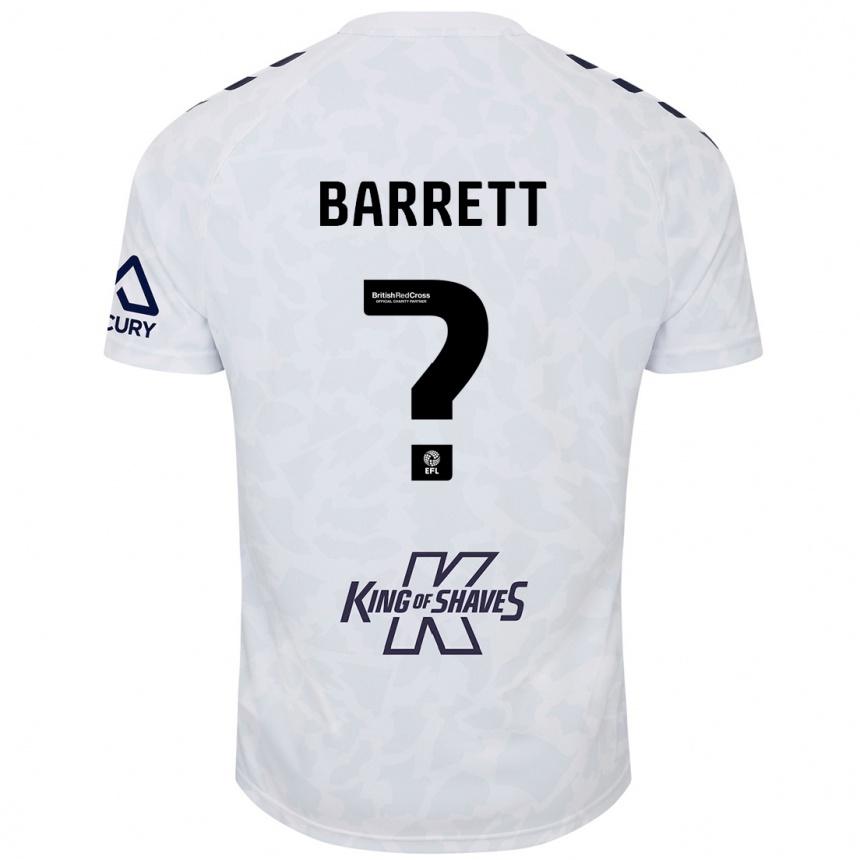 Niño Fútbol Camiseta Marlow Barrett #0 Blanco 2ª Equipación 2024/25 México