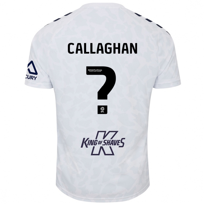 Niño Fútbol Camiseta Charlie Callaghan #0 Blanco 2ª Equipación 2024/25 México