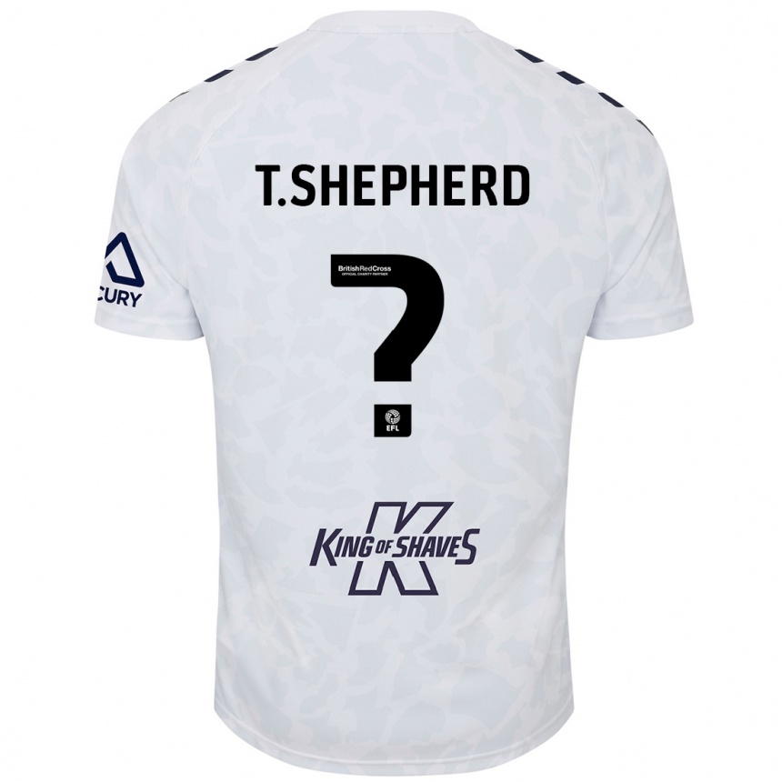 Niño Fútbol Camiseta Talon Shepherd #0 Blanco 2ª Equipación 2024/25 México