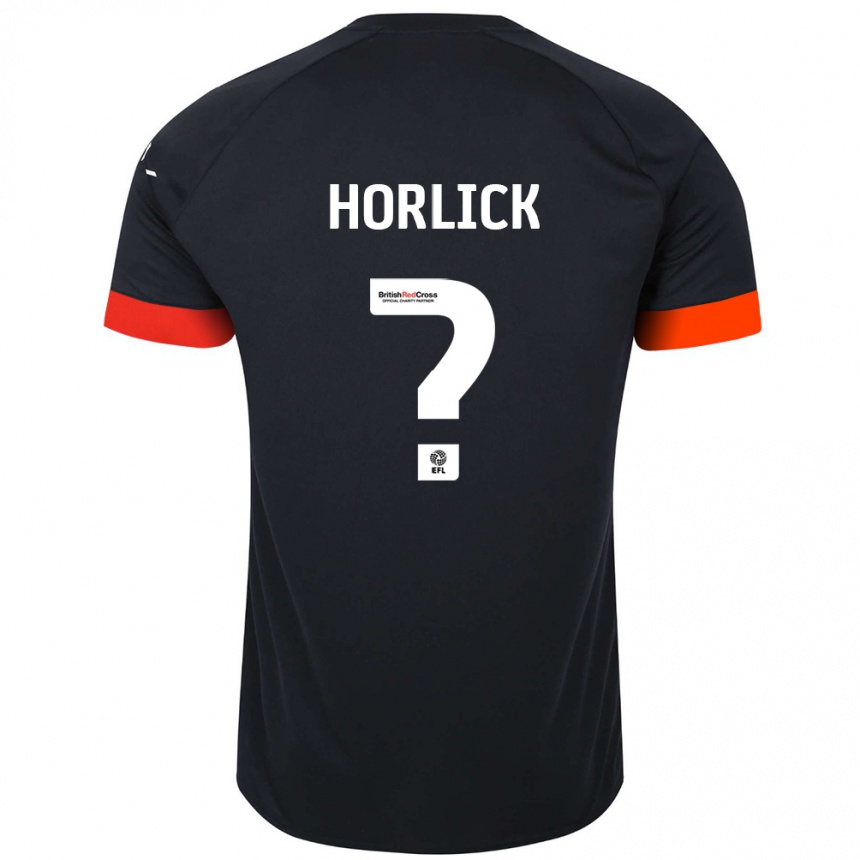 Niño Fútbol Camiseta Jameson Horlick #0 Negro Naranja 2ª Equipación 2024/25 México