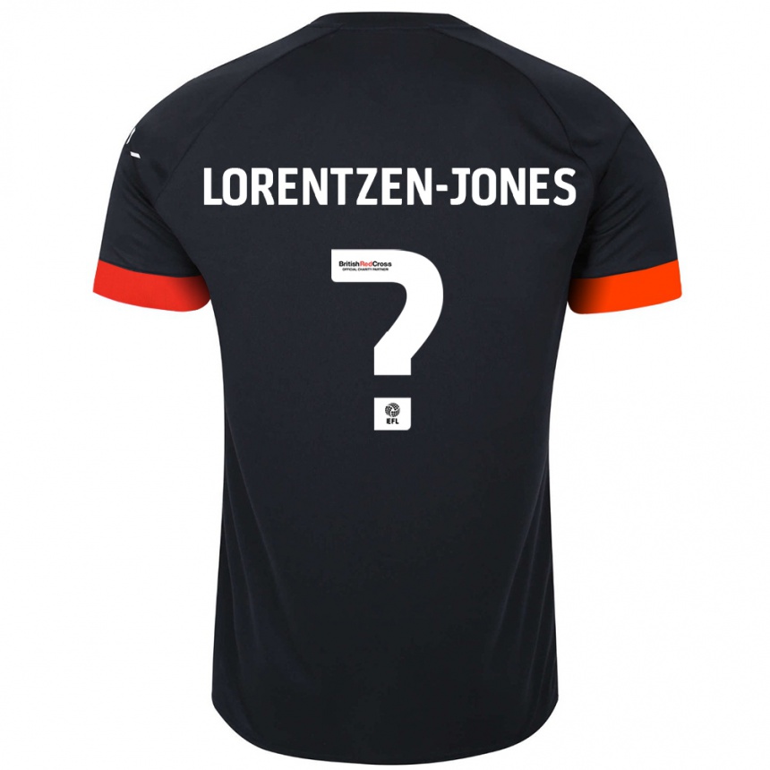 Niño Fútbol Camiseta Jack Lorentzen-Jones #0 Negro Naranja 2ª Equipación 2024/25 México