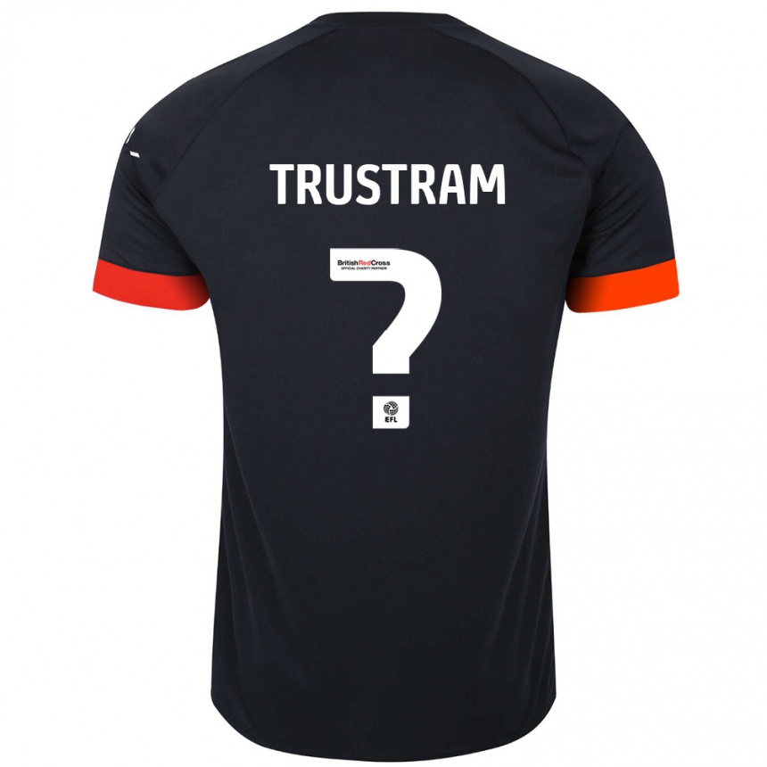 Niño Fútbol Camiseta Charlie Trustram #0 Negro Naranja 2ª Equipación 2024/25 México