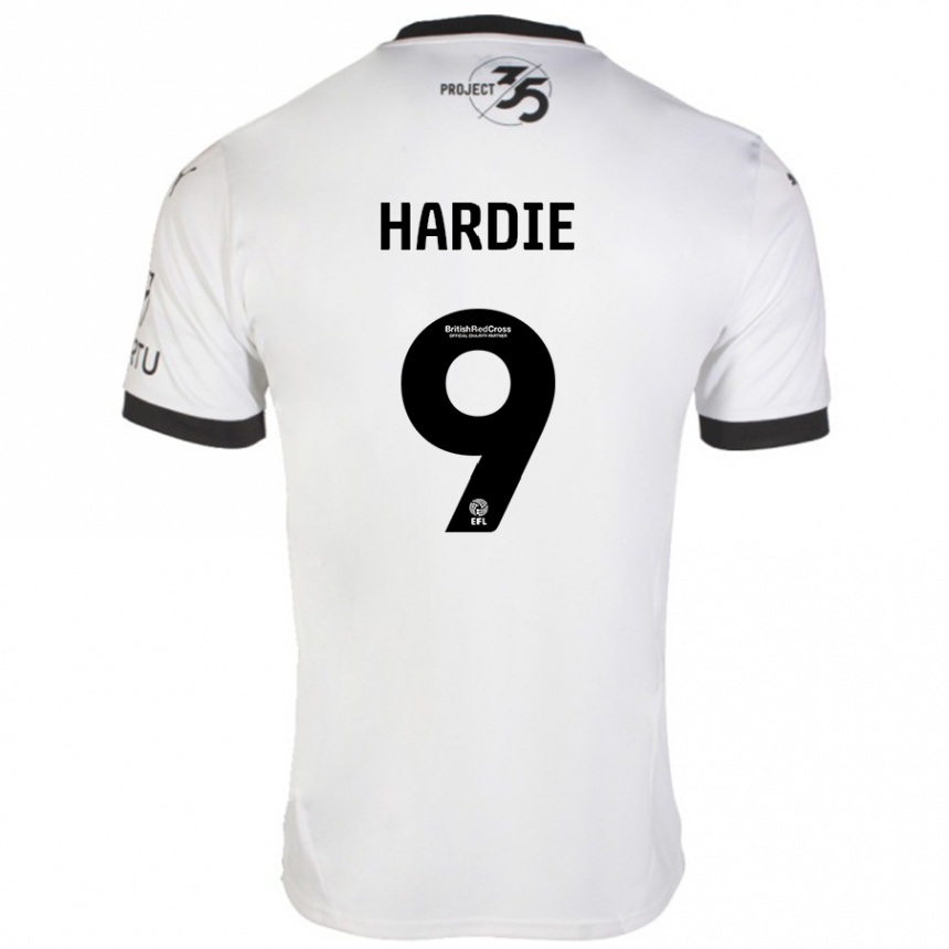 Niño Fútbol Camiseta Ryan Hardie #9 Blanco Negro 2ª Equipación 2024/25 México