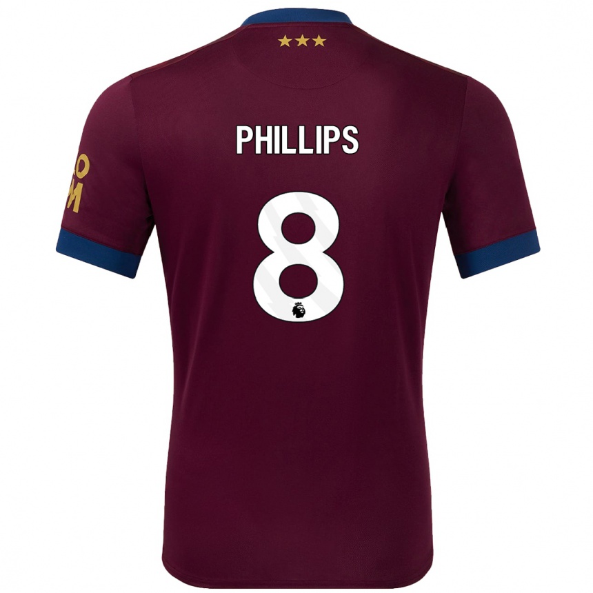 Niño Fútbol Camiseta Kalvin Phillips #8 Marrón 2ª Equipación 2024/25 México