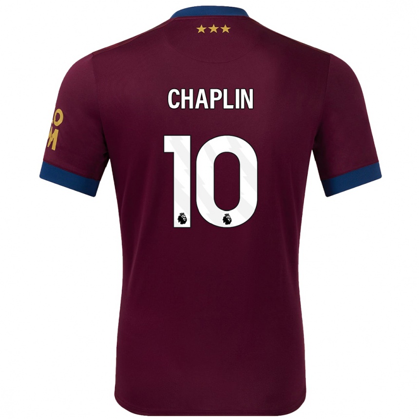 Niño Fútbol Camiseta Conor Chaplin #10 Marrón 2ª Equipación 2024/25 México