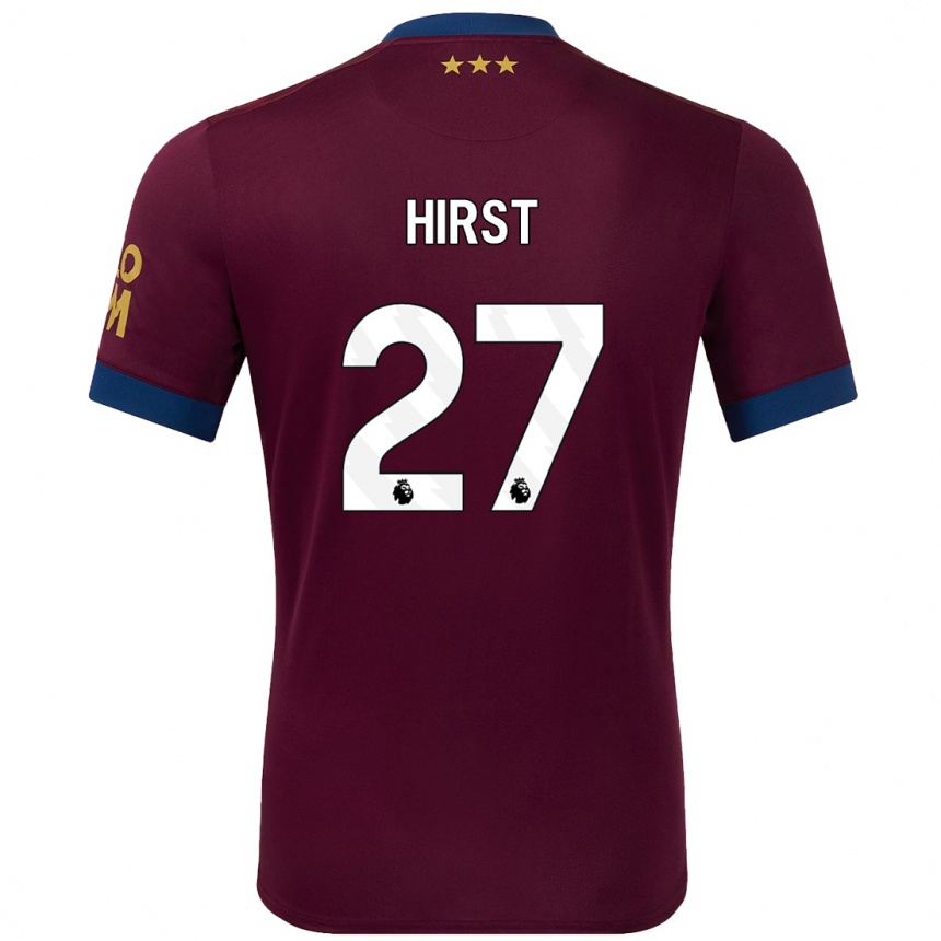 Niño Fútbol Camiseta George Hirst #27 Marrón 2ª Equipación 2024/25 México