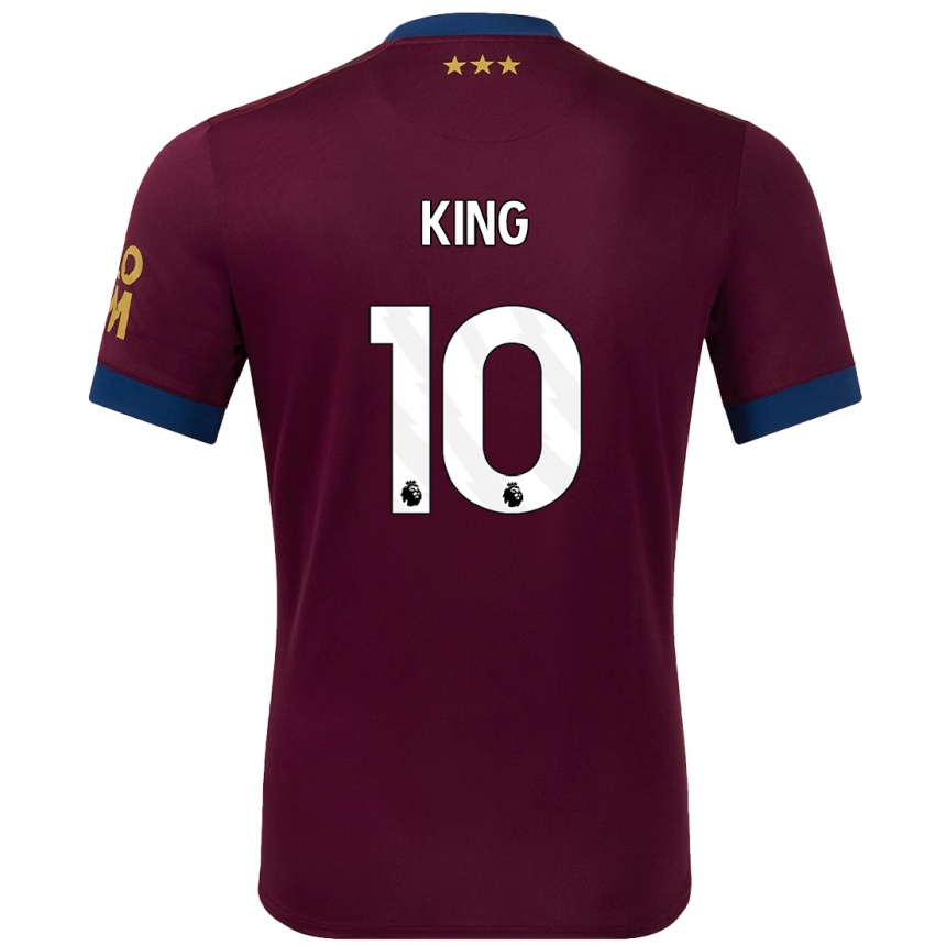 Niño Fútbol Camiseta Eloise King #10 Marrón 2ª Equipación 2024/25 México