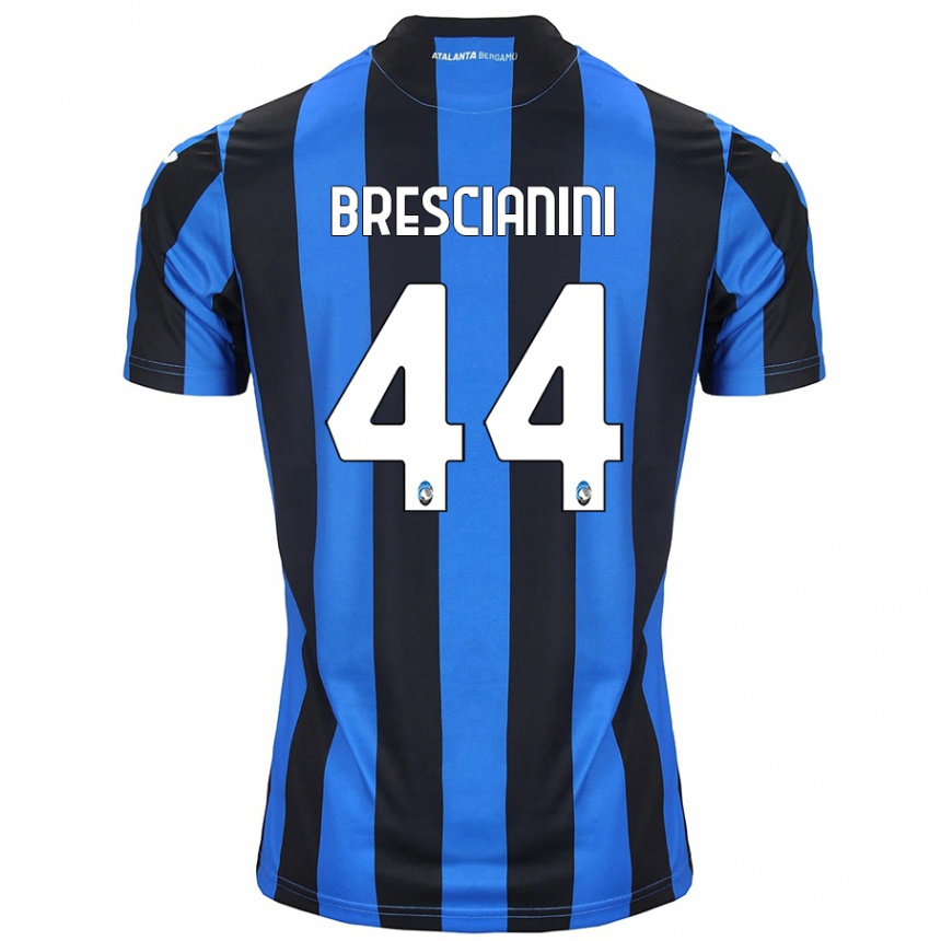 Hombre Fútbol Camiseta Marco Brescianini #44 Azul Negro 1ª Equipación 2024/25 México