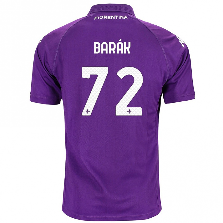 Hombre Fútbol Camiseta Antonin Barak #72 Morado 1ª Equipación 2024/25 México