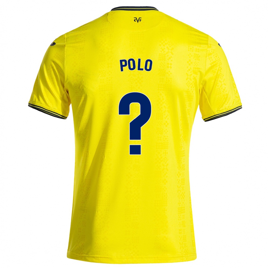 Hombre Fútbol Camiseta Pablo Polo #0 Amarillo Negro 1ª Equipación 2024/25 México