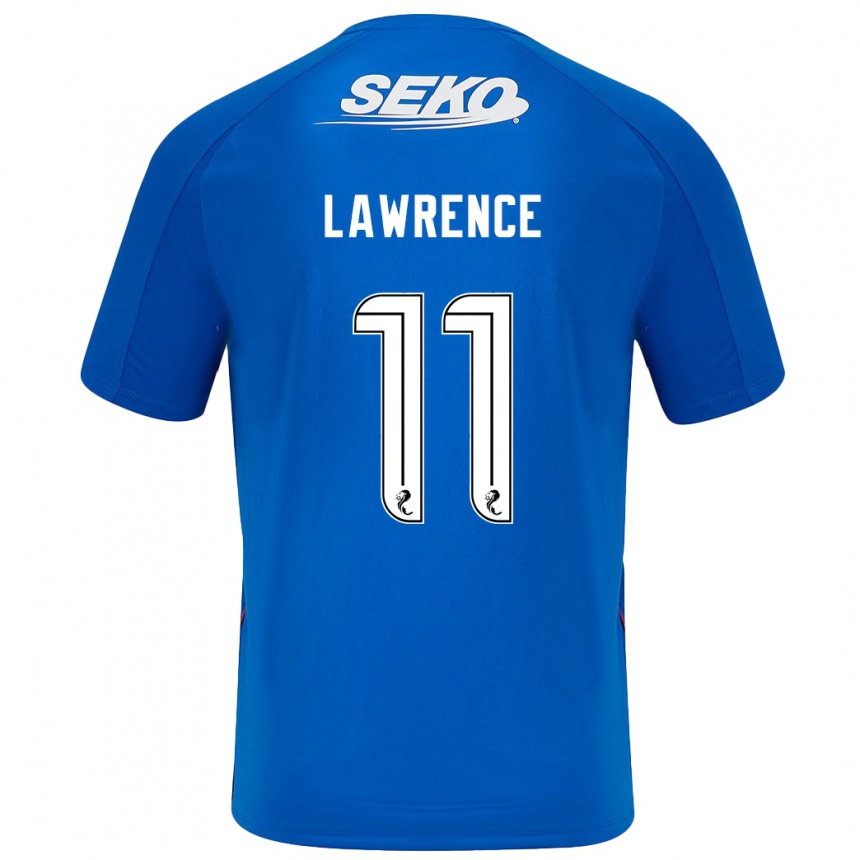 Hombre Fútbol Camiseta Tom Lawrence #11 Azul Oscuro 1ª Equipación 2024/25 México