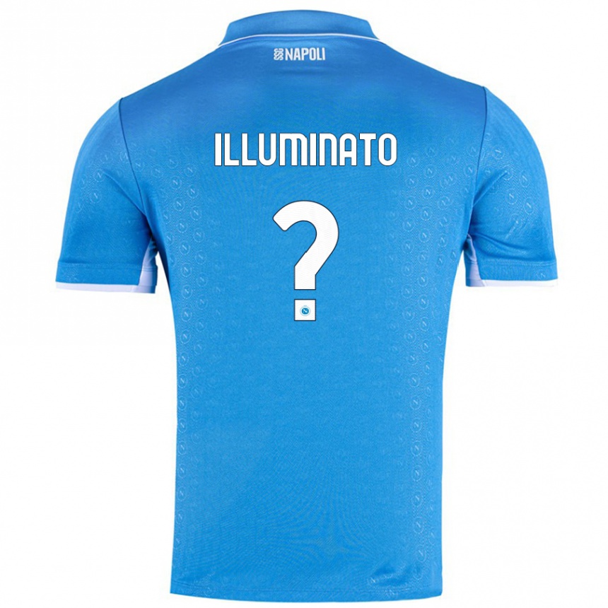 Hombre Fútbol Camiseta Antonio Illuminato #0 Azul Cielo 1ª Equipación 2024/25 México