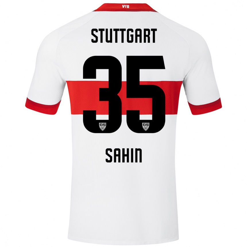 Hombre Fútbol Camiseta Mehmet Sahin #35 Blanco Rojo 1ª Equipación 2024/25 México