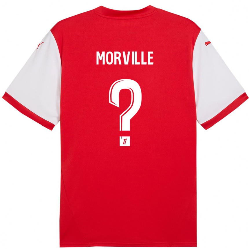 Hombre Fútbol Camiseta Matisse Morville #0 Rojo Blanco 1ª Equipación 2024/25 México