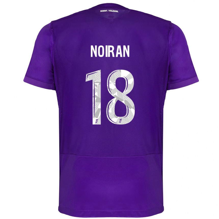 Hombre Fútbol Camiseta Clara Noiran #18 Morado Blanco 1ª Equipación 2024/25 México