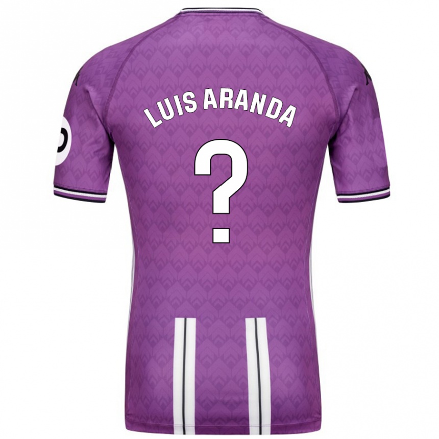 Hombre Fútbol Camiseta José Luis Aranda #0 Púrpura Blanco 1ª Equipación 2024/25 México