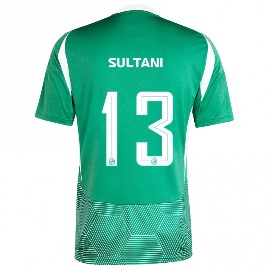 Hombre Fútbol Camiseta Tomás Sultani #13 Verde Blanco 1ª Equipación 2024/25 México