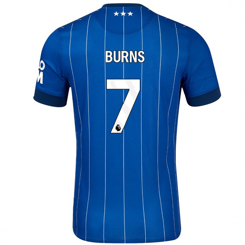 Hombre Fútbol Camiseta Wes Burns #7 Azul Marino 1ª Equipación 2024/25 México