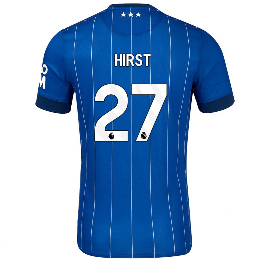 Hombre Fútbol Camiseta George Hirst #27 Azul Marino 1ª Equipación 2024/25 México