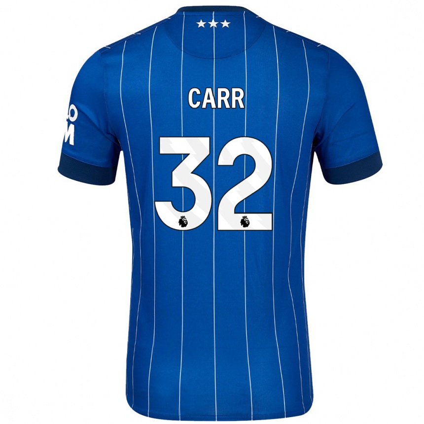 Hombre Fútbol Camiseta Ryan Carr #32 Azul Marino 1ª Equipación 2024/25 México