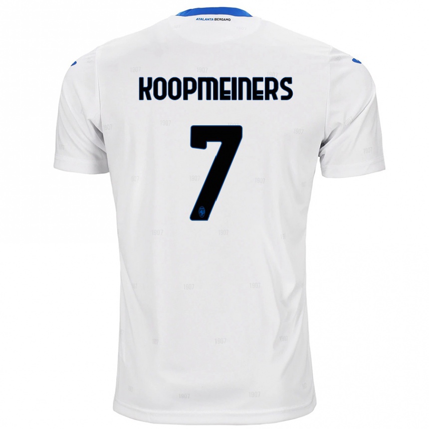 Hombre Fútbol Camiseta Teun Koopmeiners #7 Blanco 2ª Equipación 2024/25 México