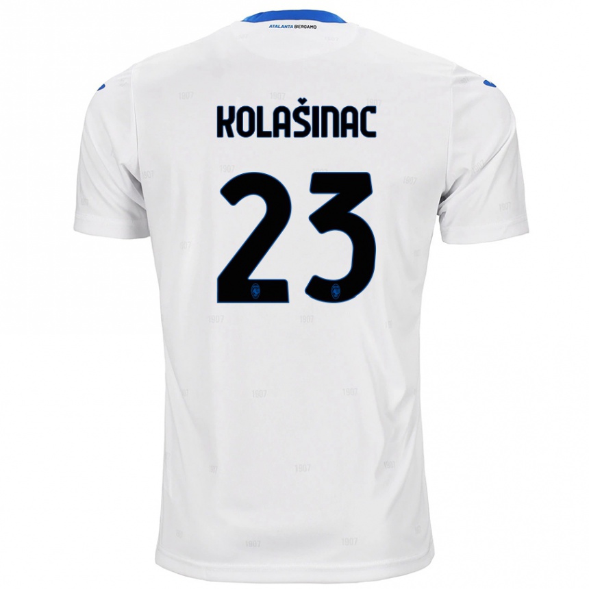 Hombre Fútbol Camiseta Sead Kolasinac #23 Blanco 2ª Equipación 2024/25 México