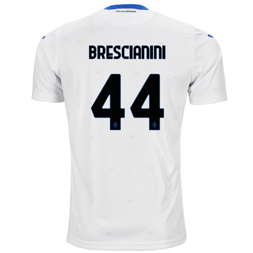 Hombre Fútbol Camiseta Marco Brescianini #44 Blanco 2ª Equipación 2024/25 México