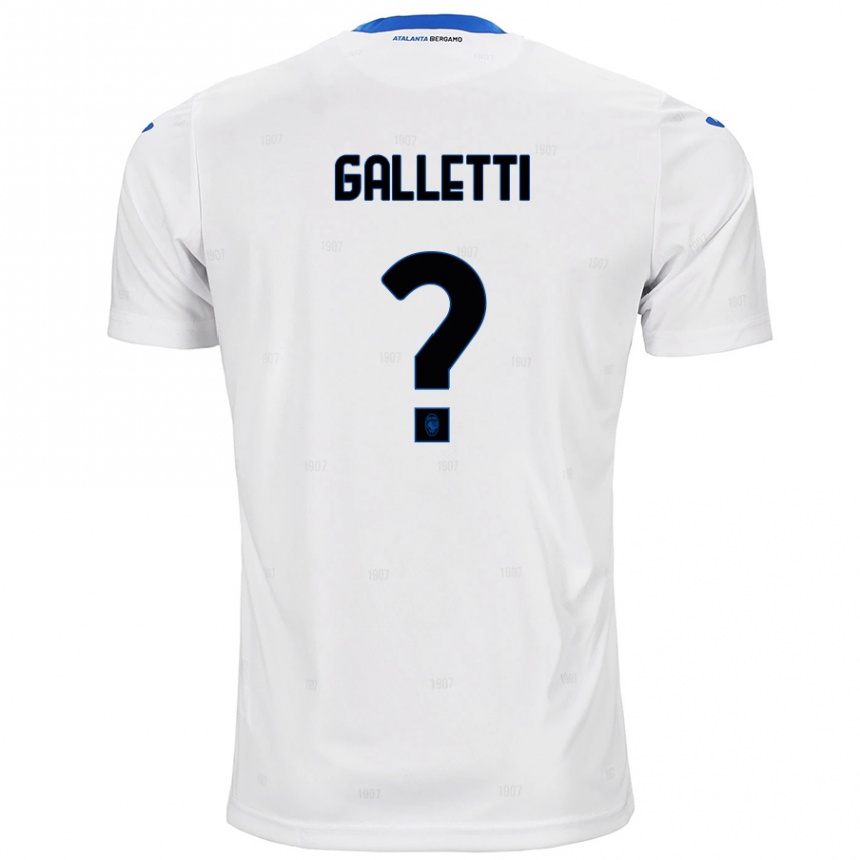 Hombre Fútbol Camiseta Elia Galletti #0 Blanco 2ª Equipación 2024/25 México