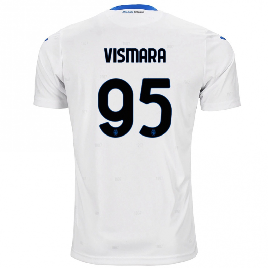 Hombre Fútbol Camiseta Paolo Vismara #95 Blanco 2ª Equipación 2024/25 México