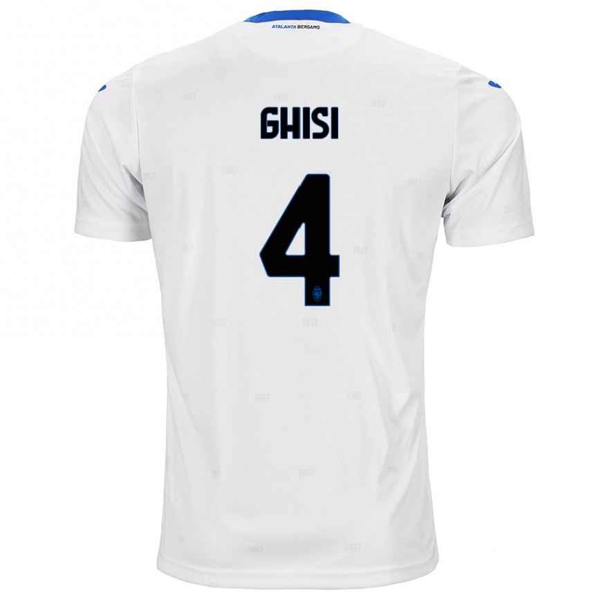 Hombre Fútbol Camiseta Laura Ghisi #4 Blanco 2ª Equipación 2024/25 México