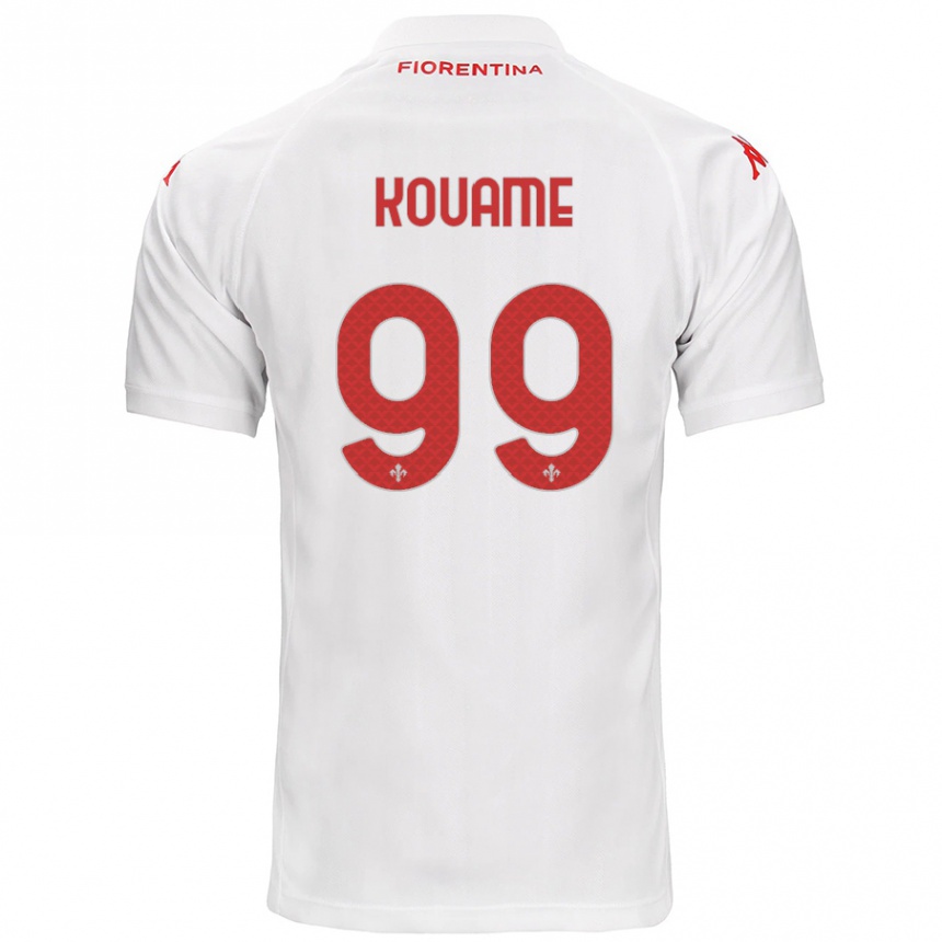 Hombre Fútbol Camiseta Christian Kouamé #99 Blanco 2ª Equipación 2024/25 México