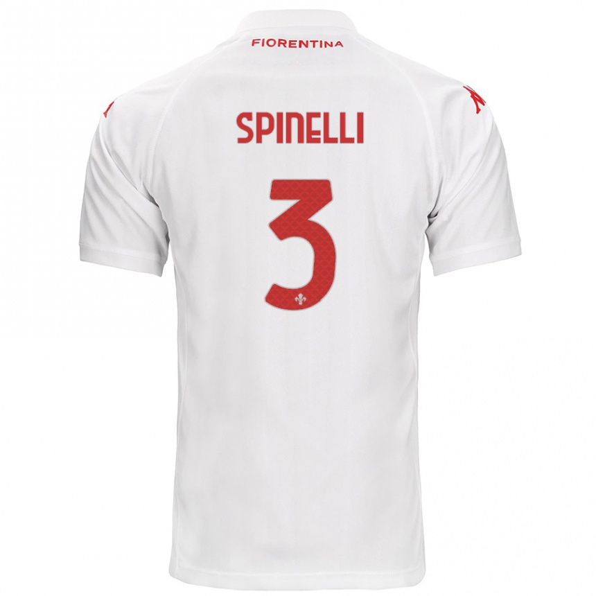 Hombre Fútbol Camiseta Giorgia Spinelli #3 Blanco 2ª Equipación 2024/25 México