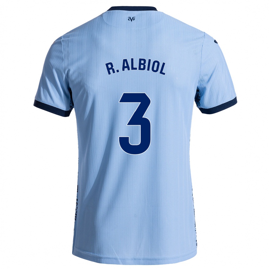 Hombre Fútbol Camiseta Raúl Albiol #3 Azul Cielo 2ª Equipación 2024/25 México